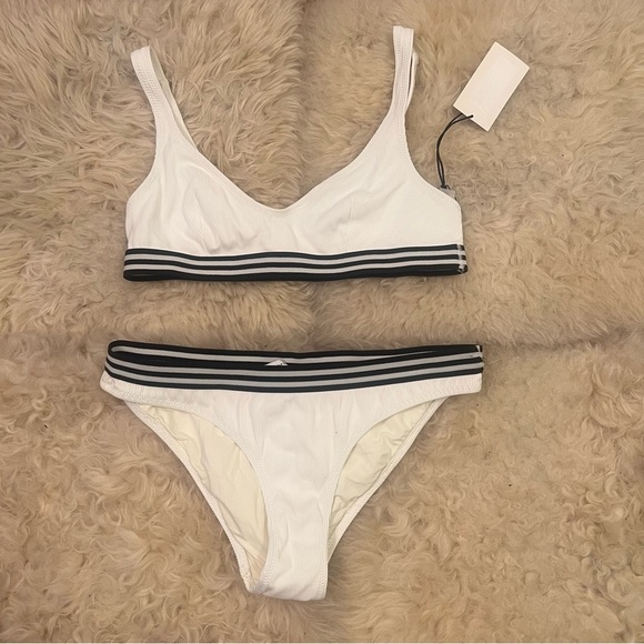 NWT Solid & Striped Bikini - Picture 3 of 15